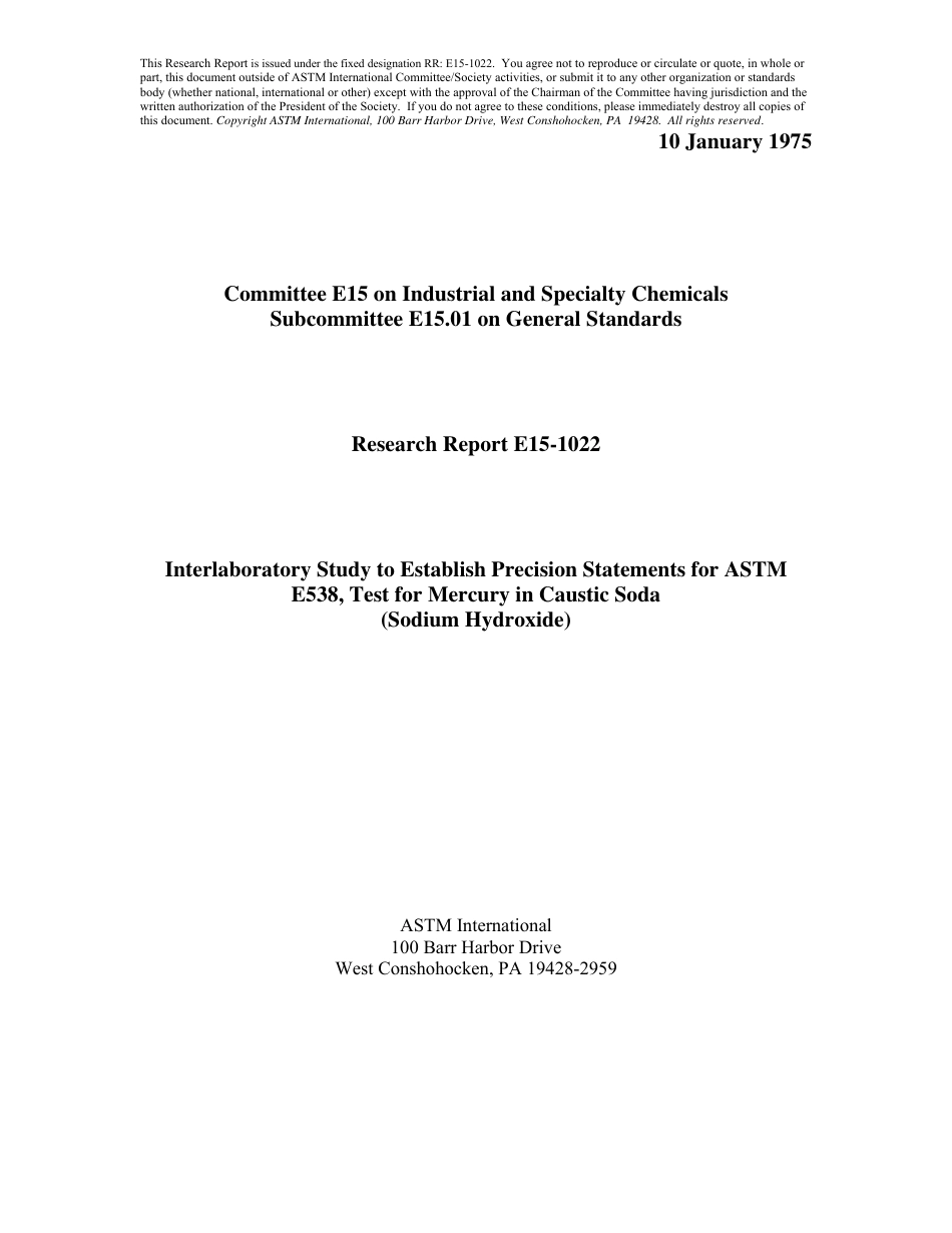 ASTM RR-E15-1022 1975.pdf_第1页