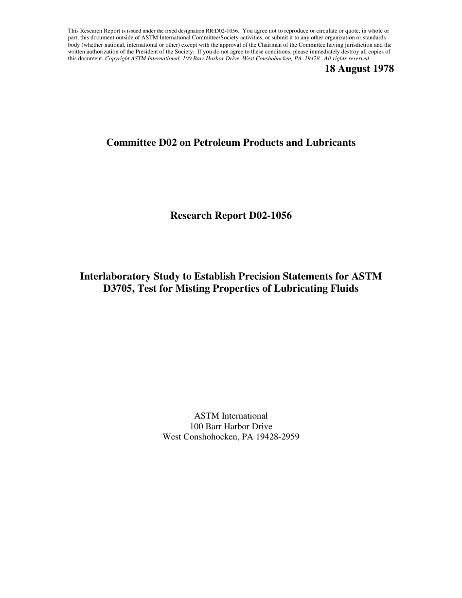 ASTM RR-D02-1056 1978.pdf_第1页