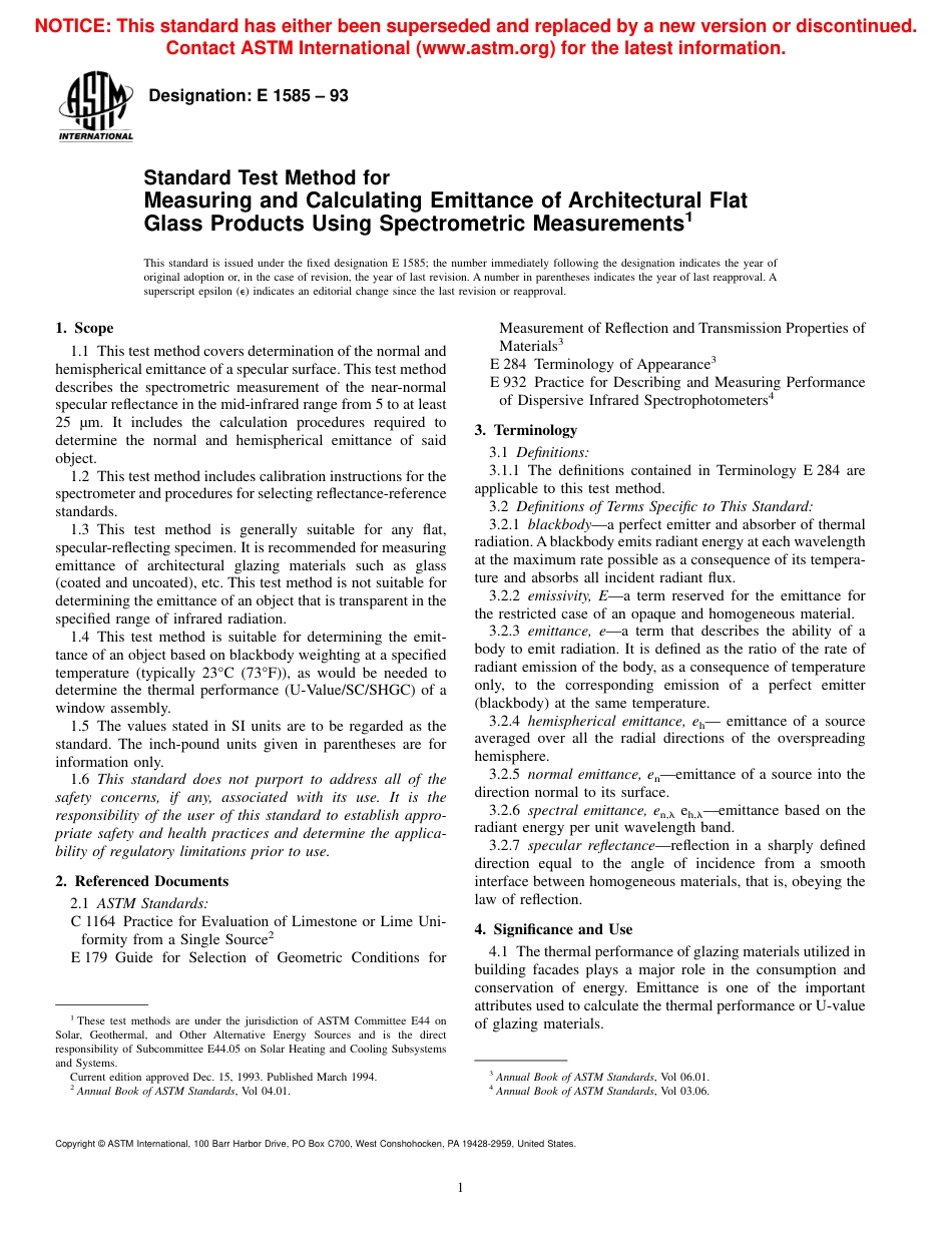 ASTM E1585 - 93.pdf_第1页