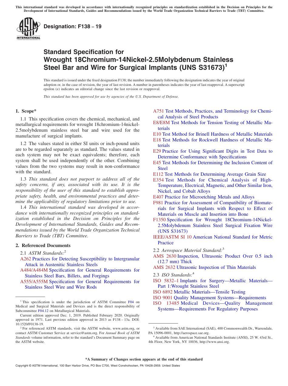 ASTM F138 - 19.pdf_第1页