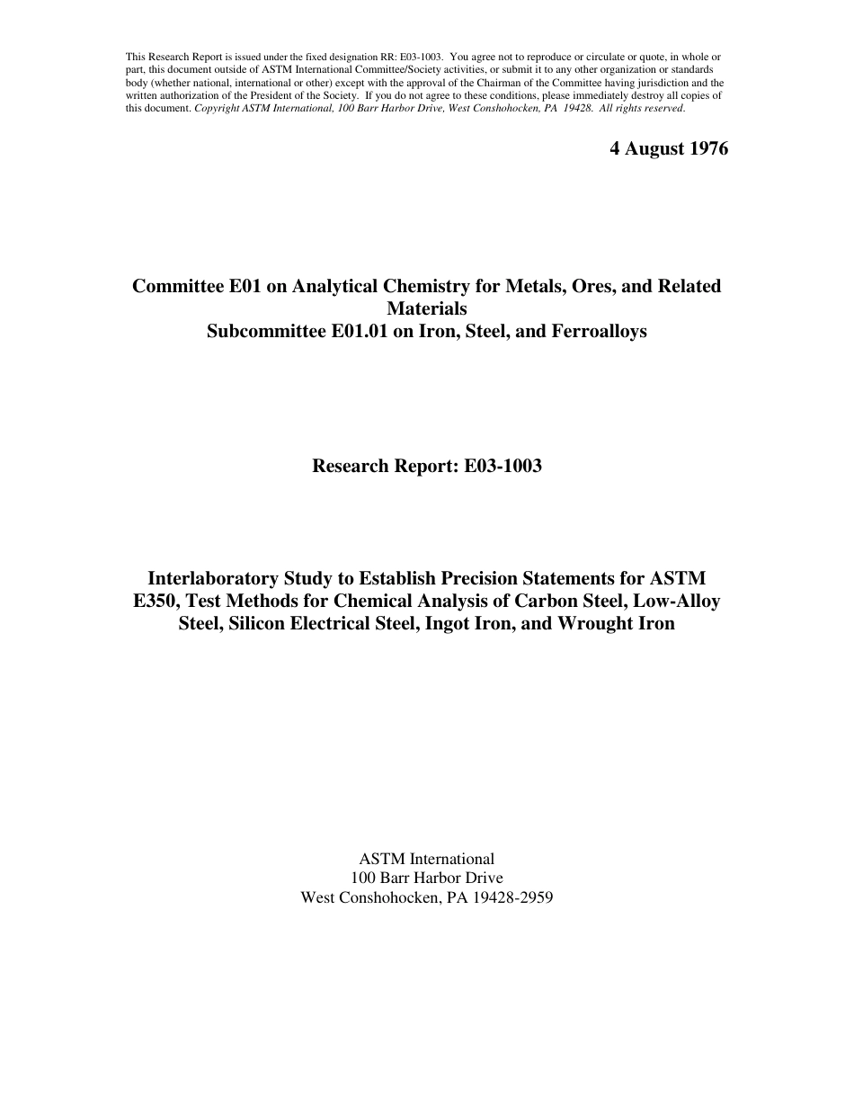 ASTM RR-E03-1003 1976.pdf_第1页