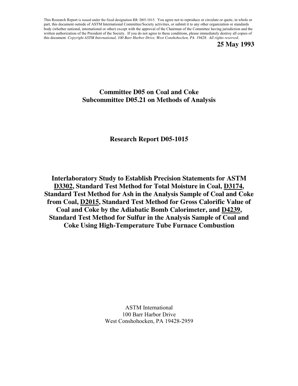 ASTM RR-D05-1015 1993.pdf_第1页