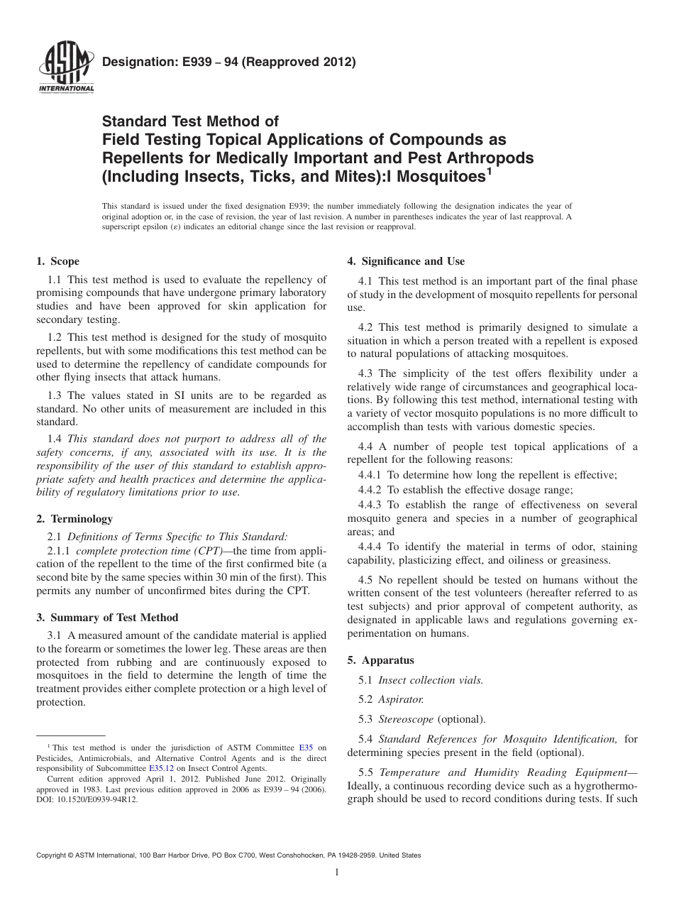 ASTM E939 - 94 (2012)(1).pdf_第1页