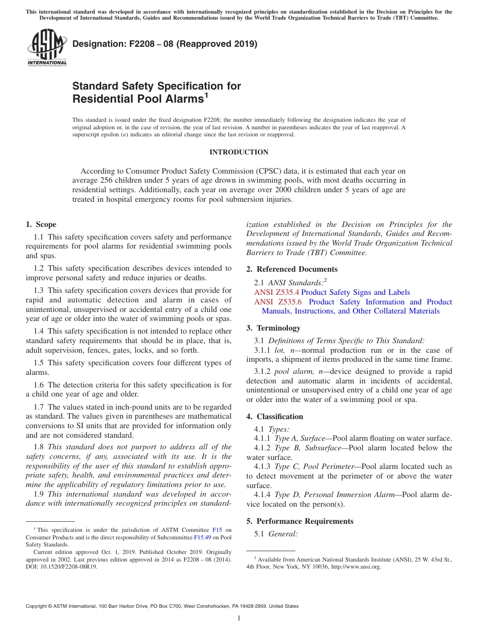 ASTM F2208 - 08 (2019).pdf_第1页