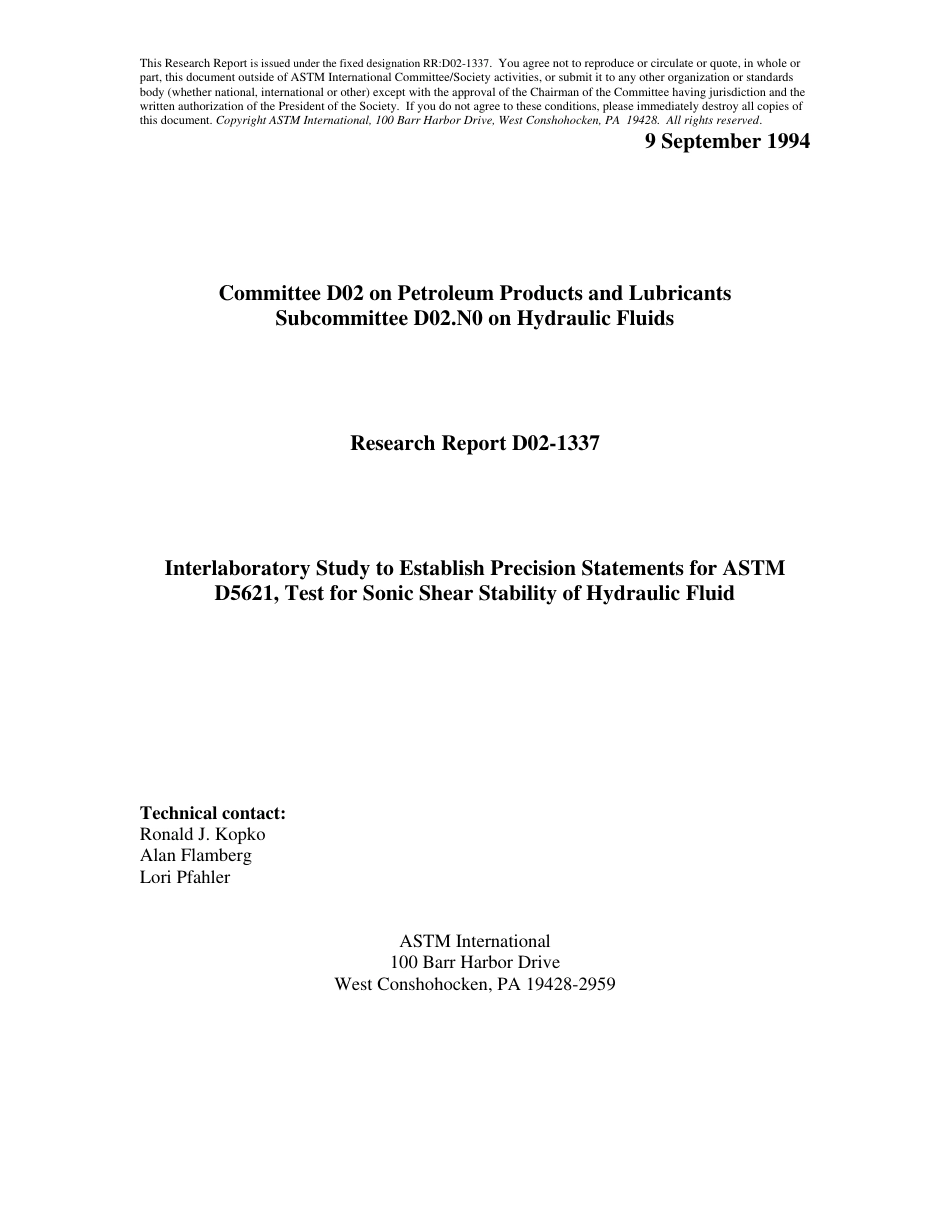 ASTM RR-D02-1337 1994.pdf_第1页
