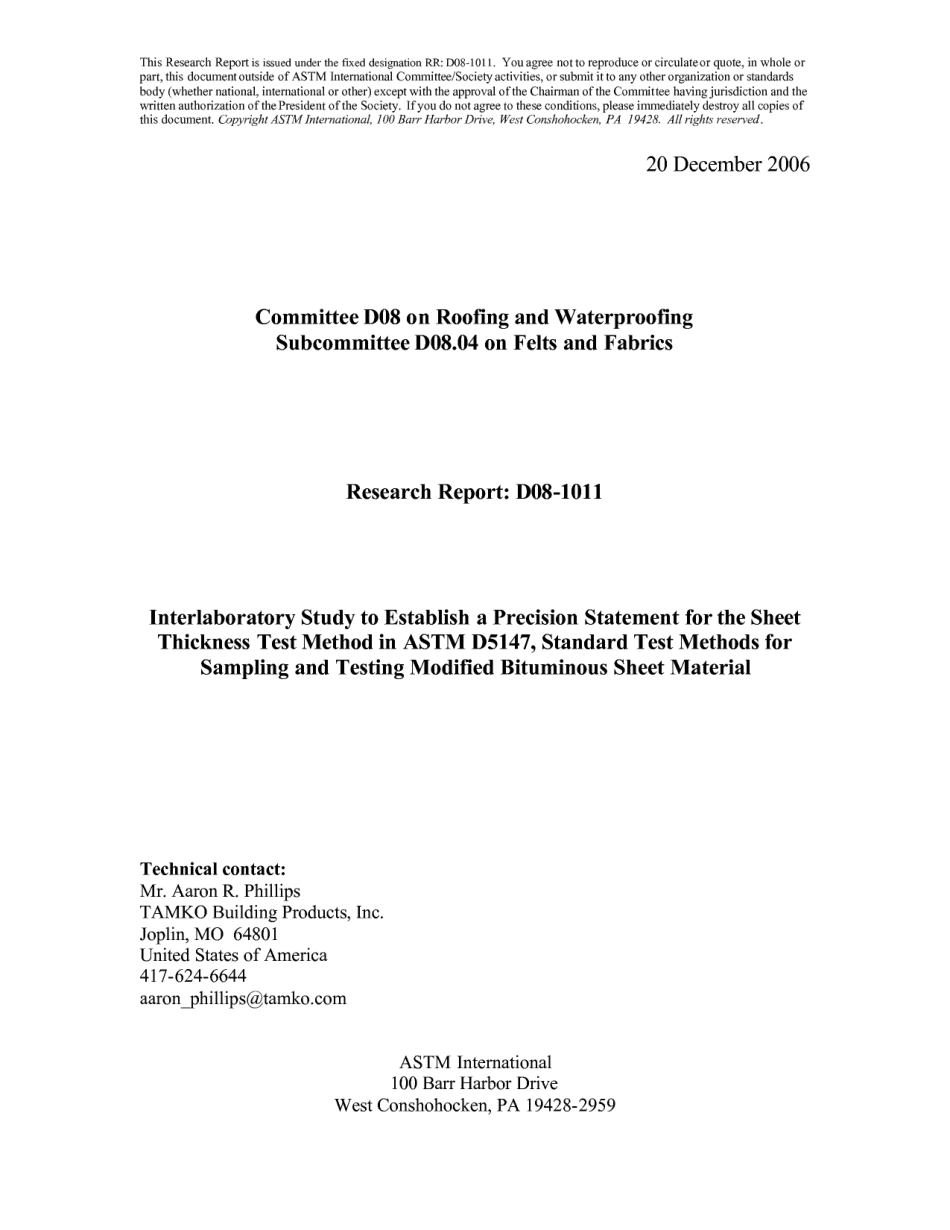 ASTM RR-D08-1011 2006.pdf_第1页