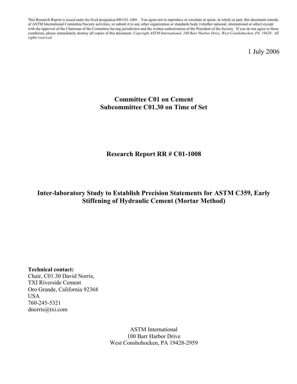 ASTM RR-C01-1008 2006.pdf_第1页
