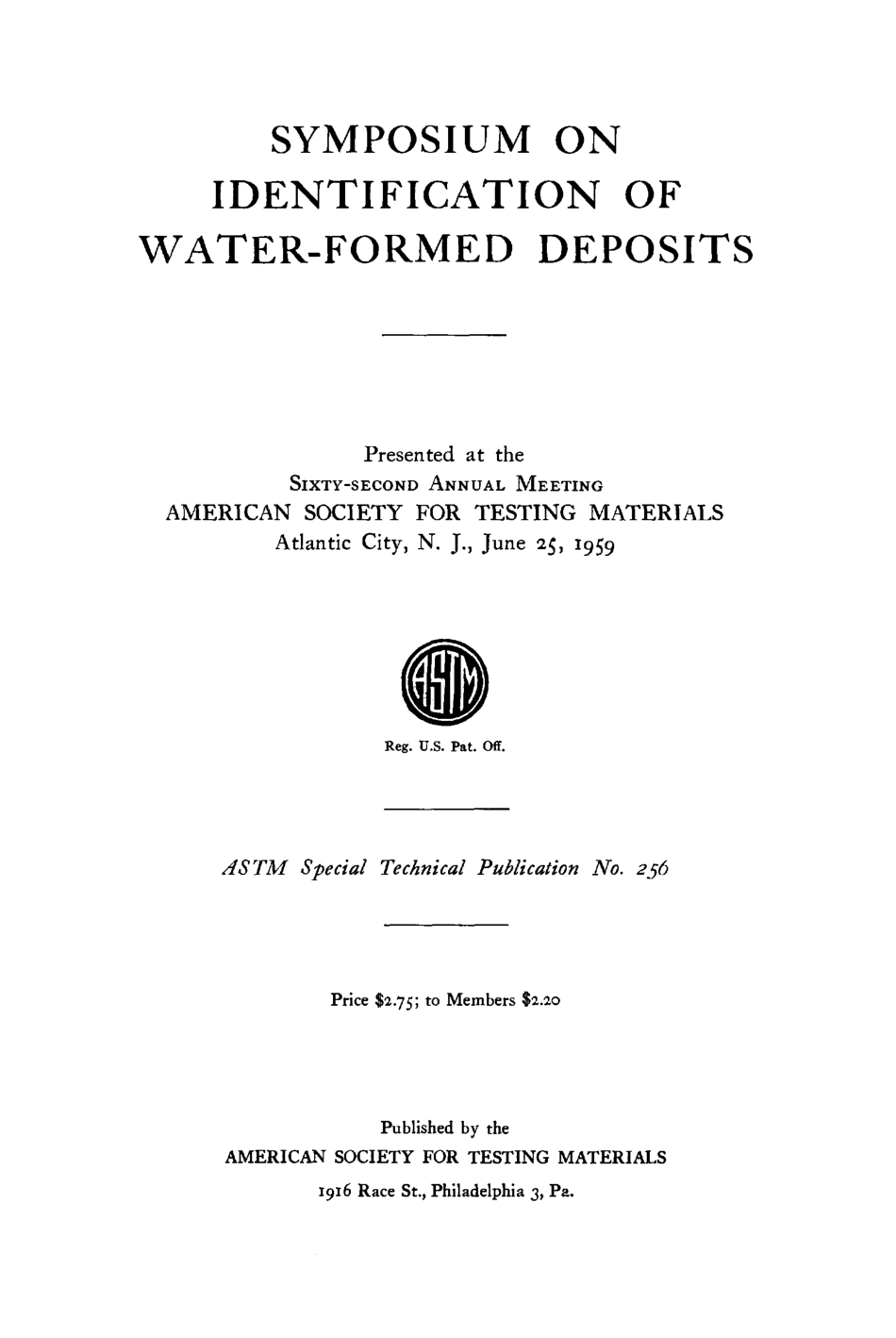 ASTM STP 256-1960.pdf_第2页