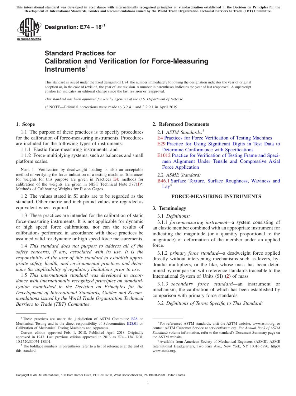 ASTM E74 - 18e1.pdf_第1页