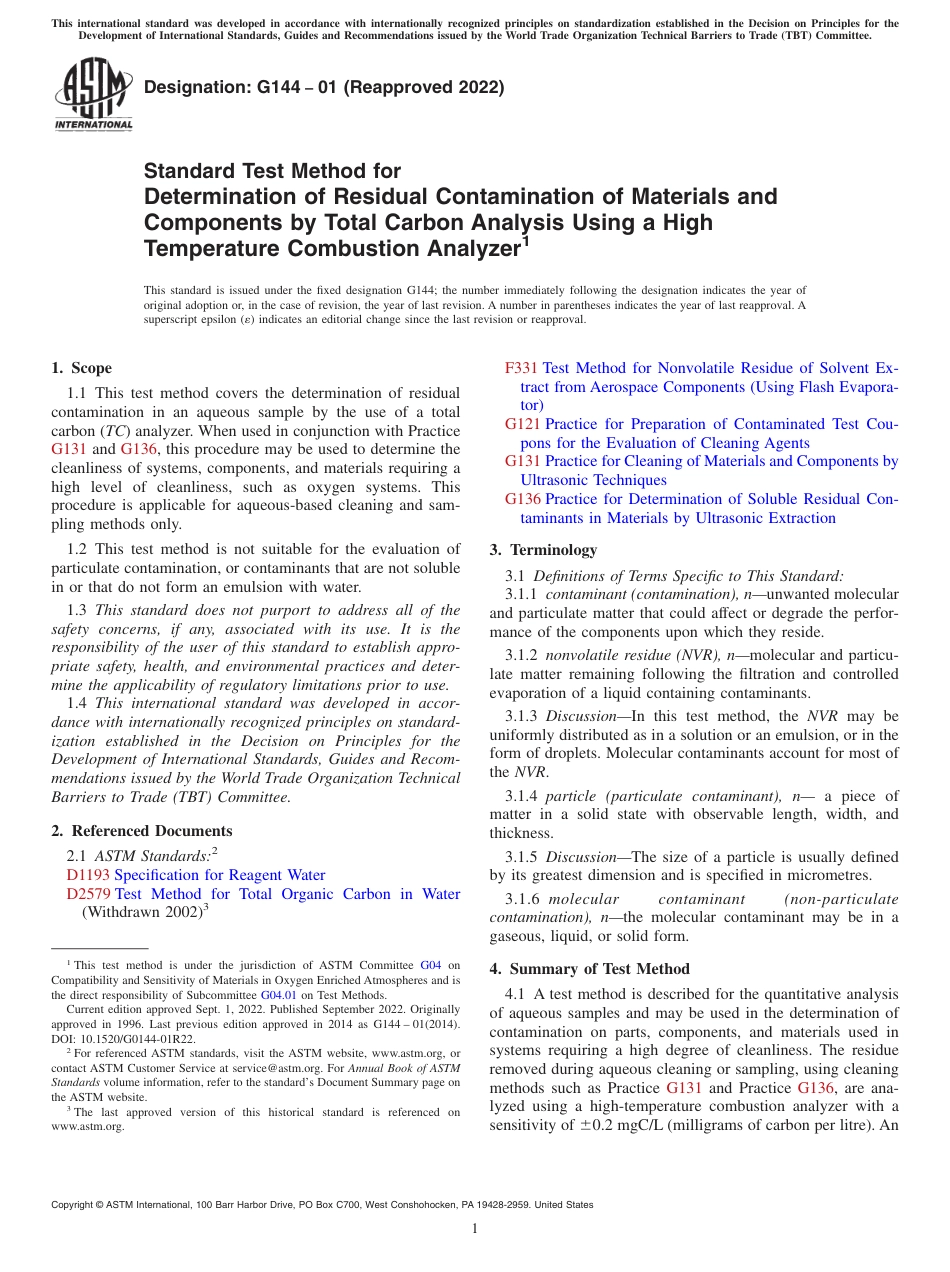 ASTM G144 - 01 (2022).pdf_第1页