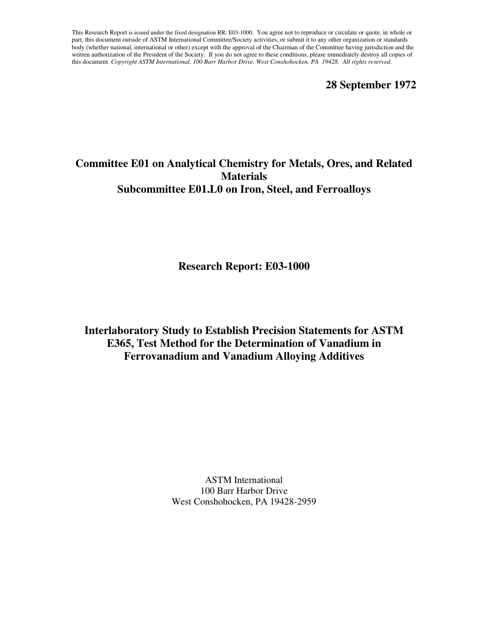 ASTM RR-E03-1000 1972.pdf_第1页