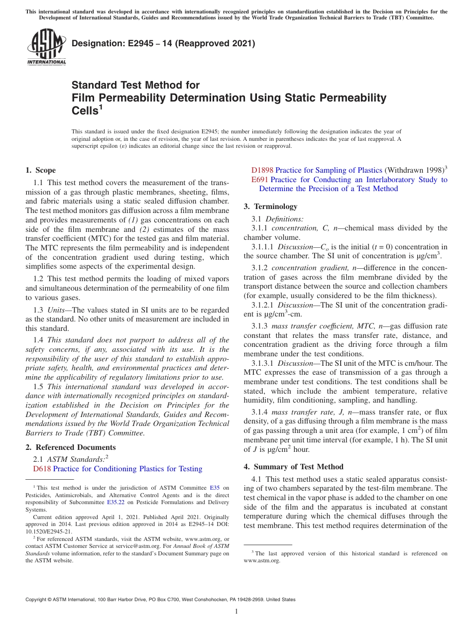 ASTM E2945 - 14 (2021).pdf_第1页