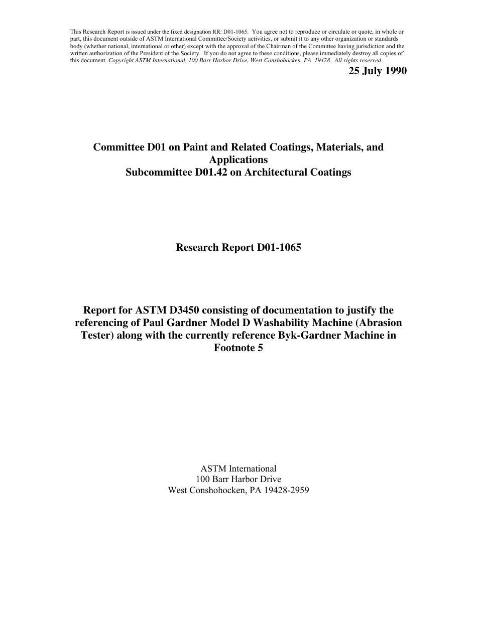 ASTM RR-D01-1065 1990.pdf_第1页