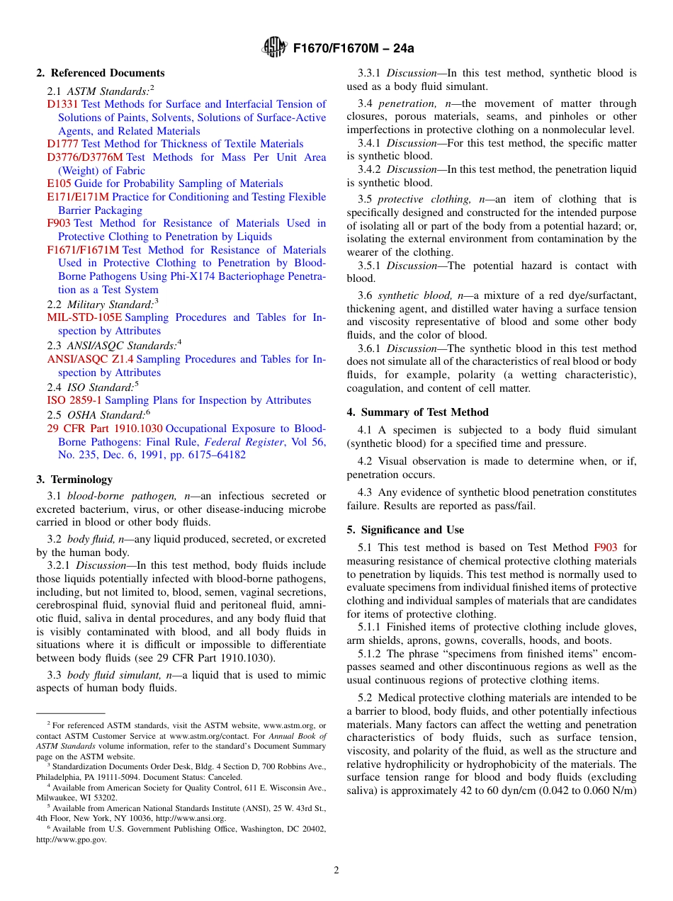 ASTM F1670 - F 1670M - 24a.pdf_第2页
