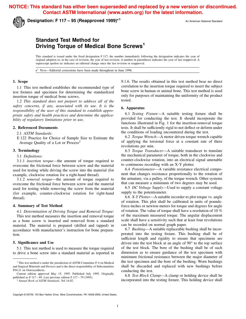 ASTM F117 - 95 (1999)e1.pdf_第1页