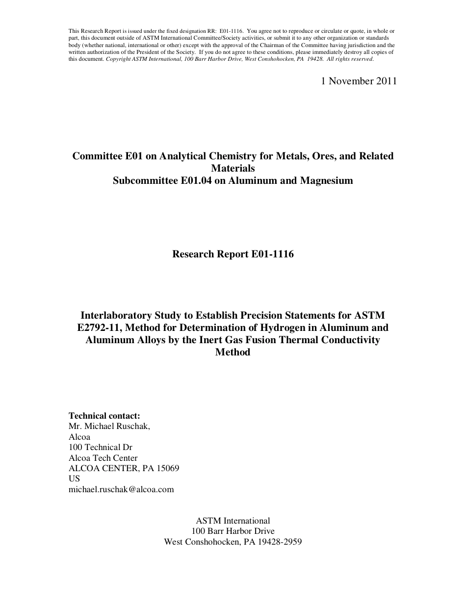 ASTM RR-E01-1116 2011.pdf_第1页