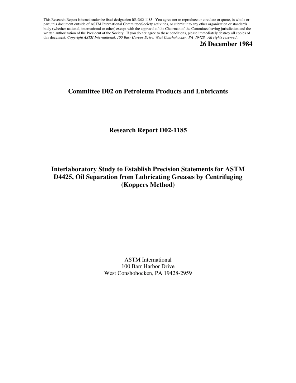 ASTM RR-D02-1185 1984.pdf_第1页