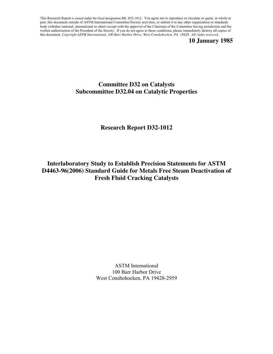 ASTM RR-D32-1012 1985.pdf_第1页