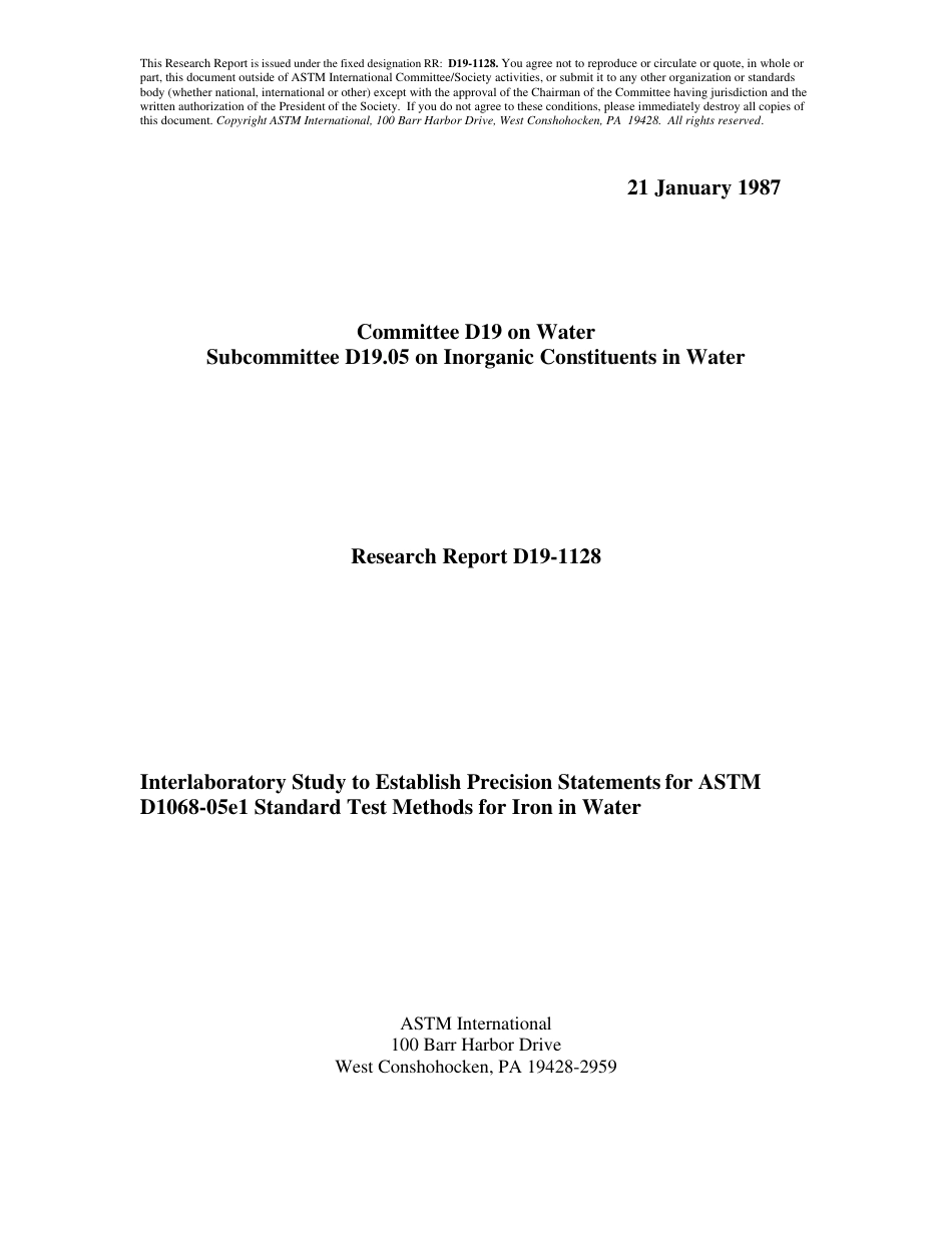 ASTM RR-D19-1128 1987.pdf_第1页