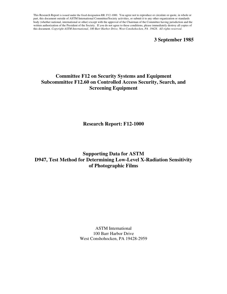 ASTM RR-F12-1000 1985.pdf_第1页
