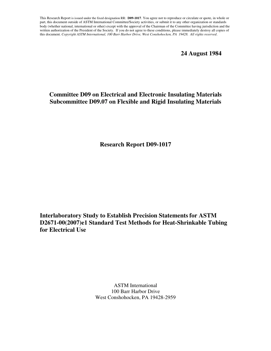 ASTM RR-D09-1017 1984.pdf_第1页