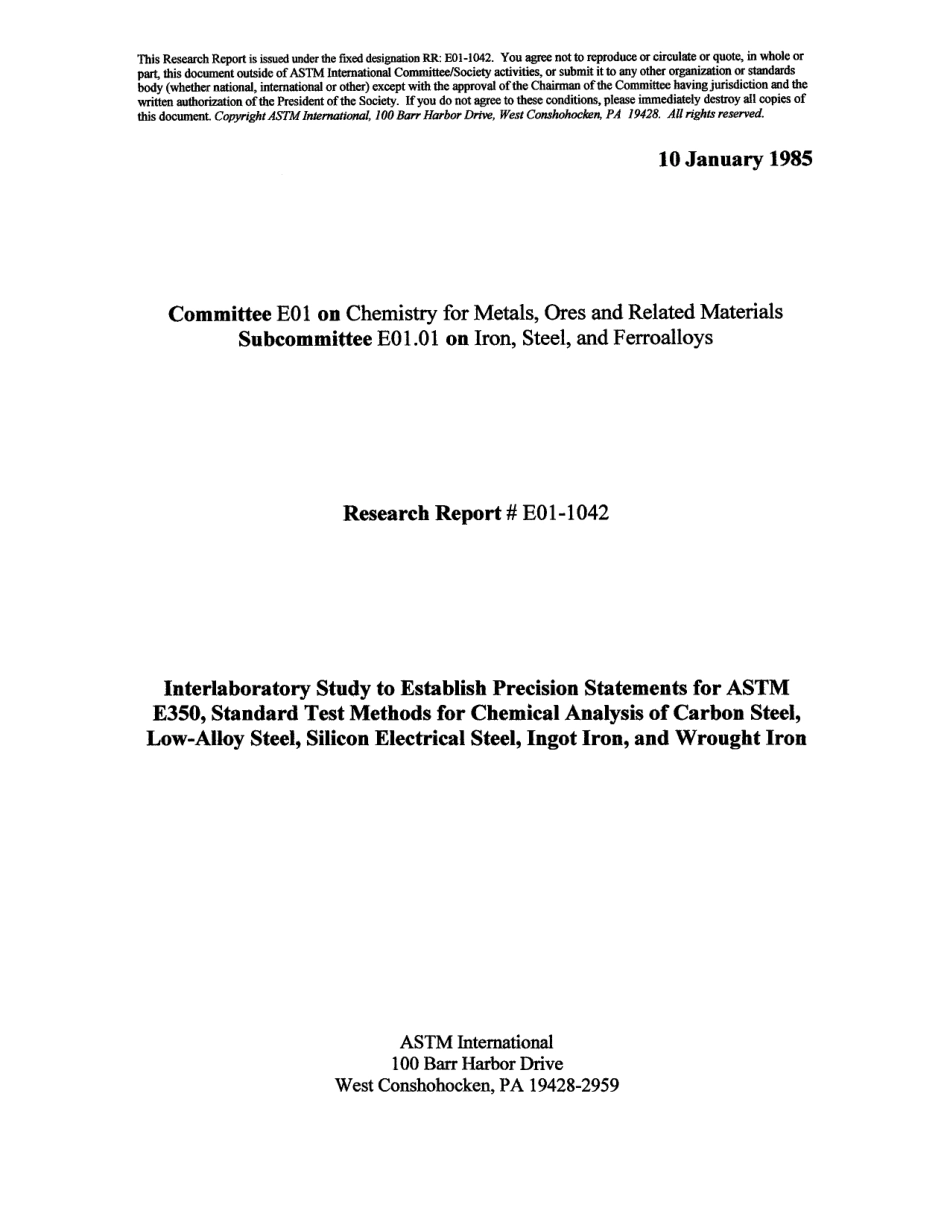 ASTM RR-E01-1042 1985.pdf_第1页