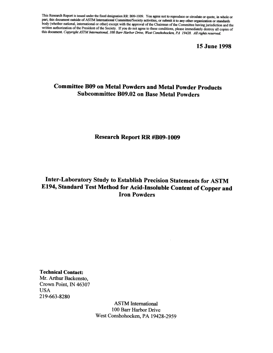 ASTM RR-B09-1009 1998.pdf_第1页