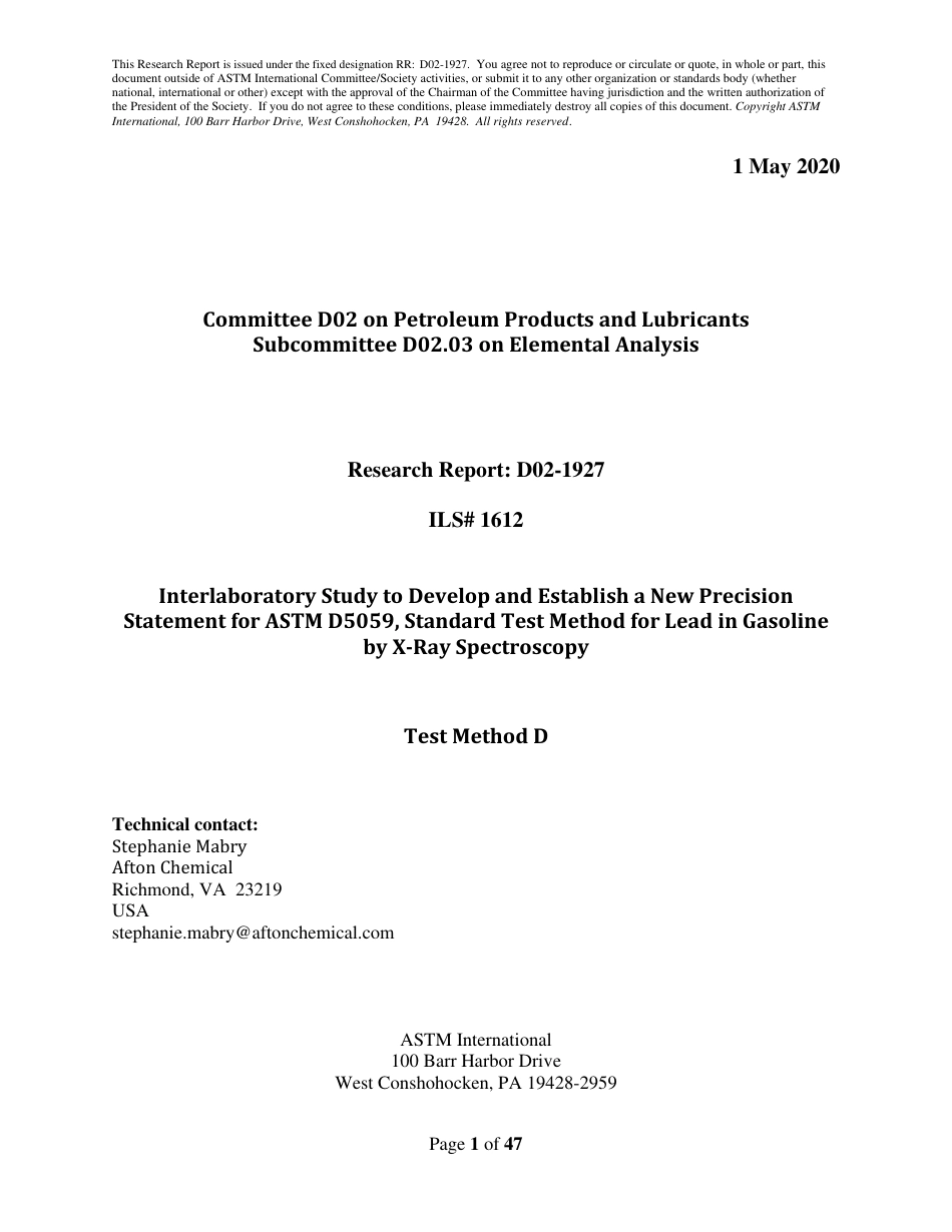 ASTM RR-D02-1927 2020.pdf_第1页