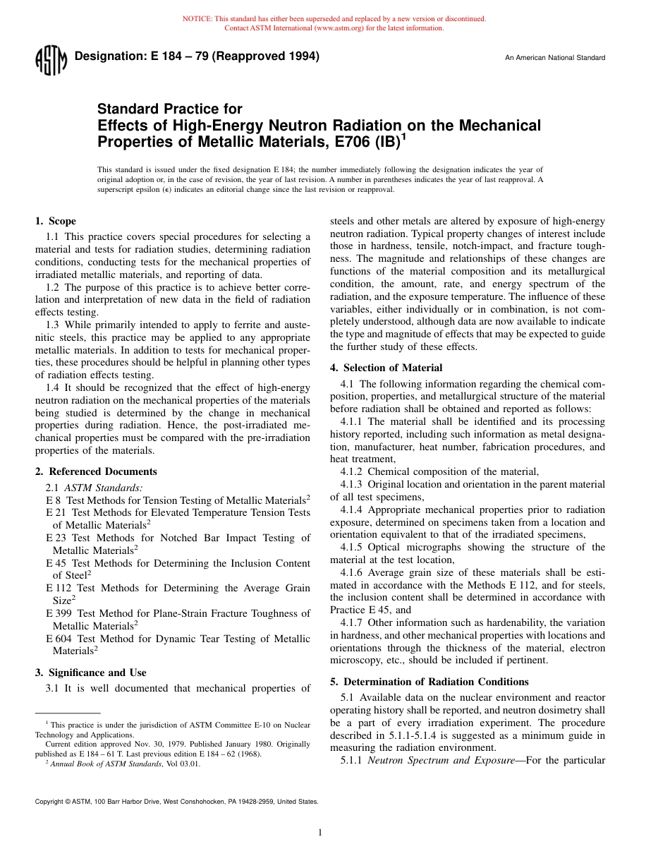 ASTM E184 - 79 (1994).pdf_第1页
