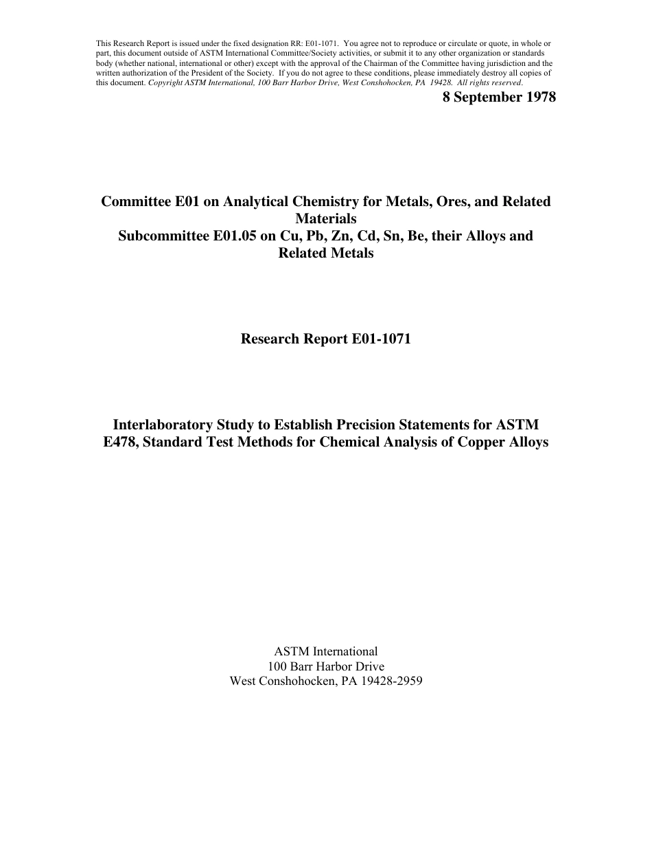 ASTM RR-E01-1071 1978.pdf_第1页