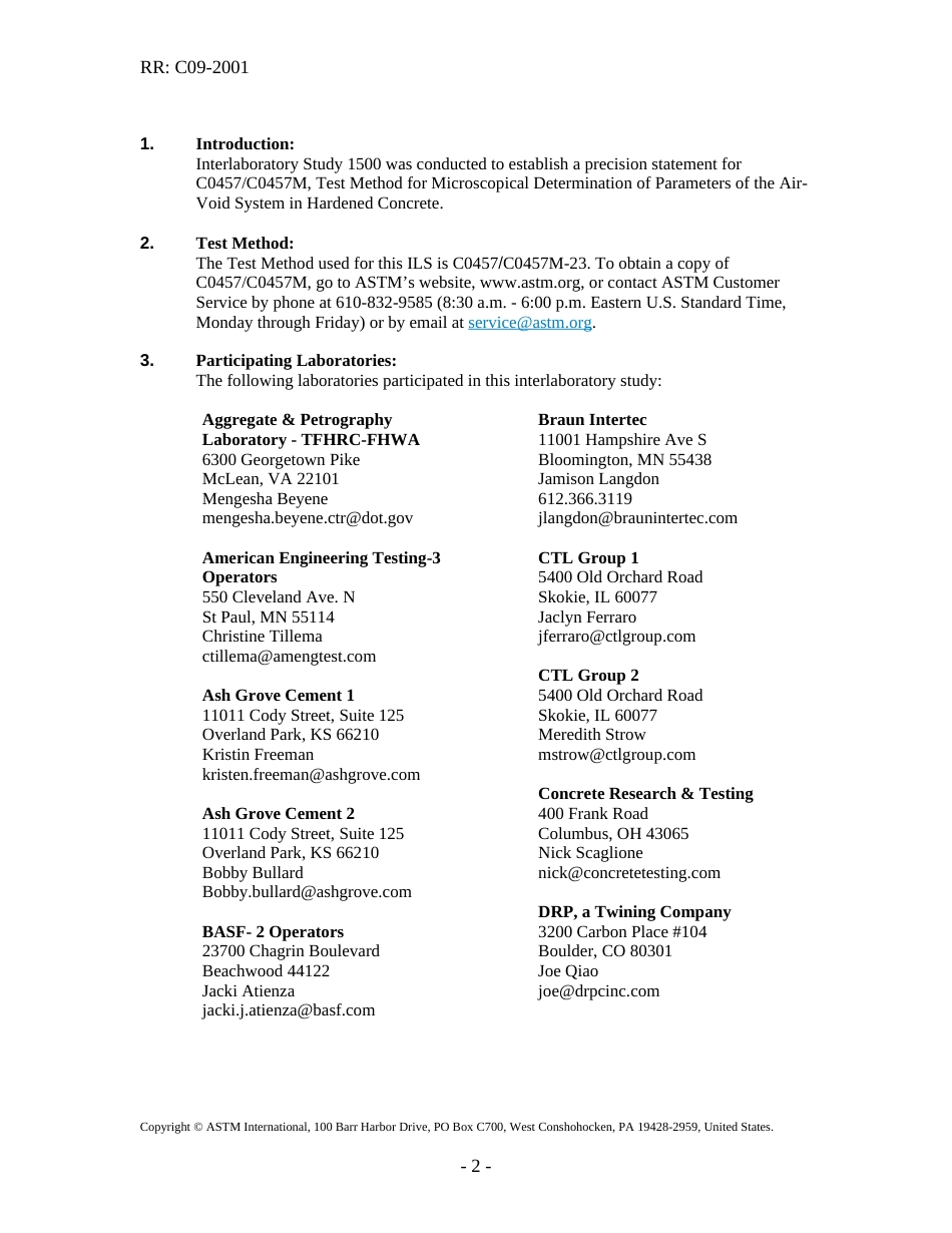 ASTM RR-C09-2001 2023.pdf_第2页