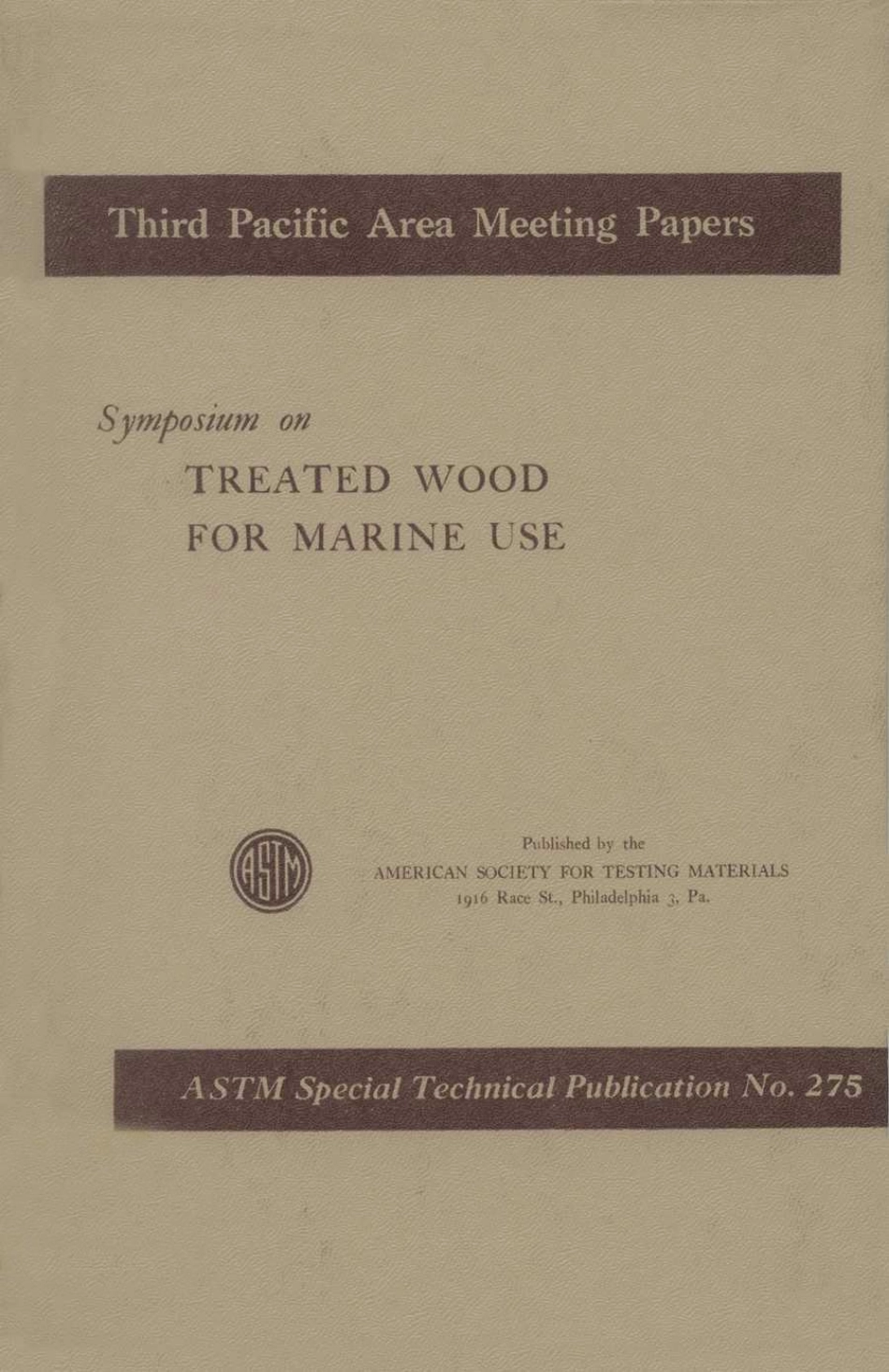 ASTM STP 275-1960.pdf_第1页