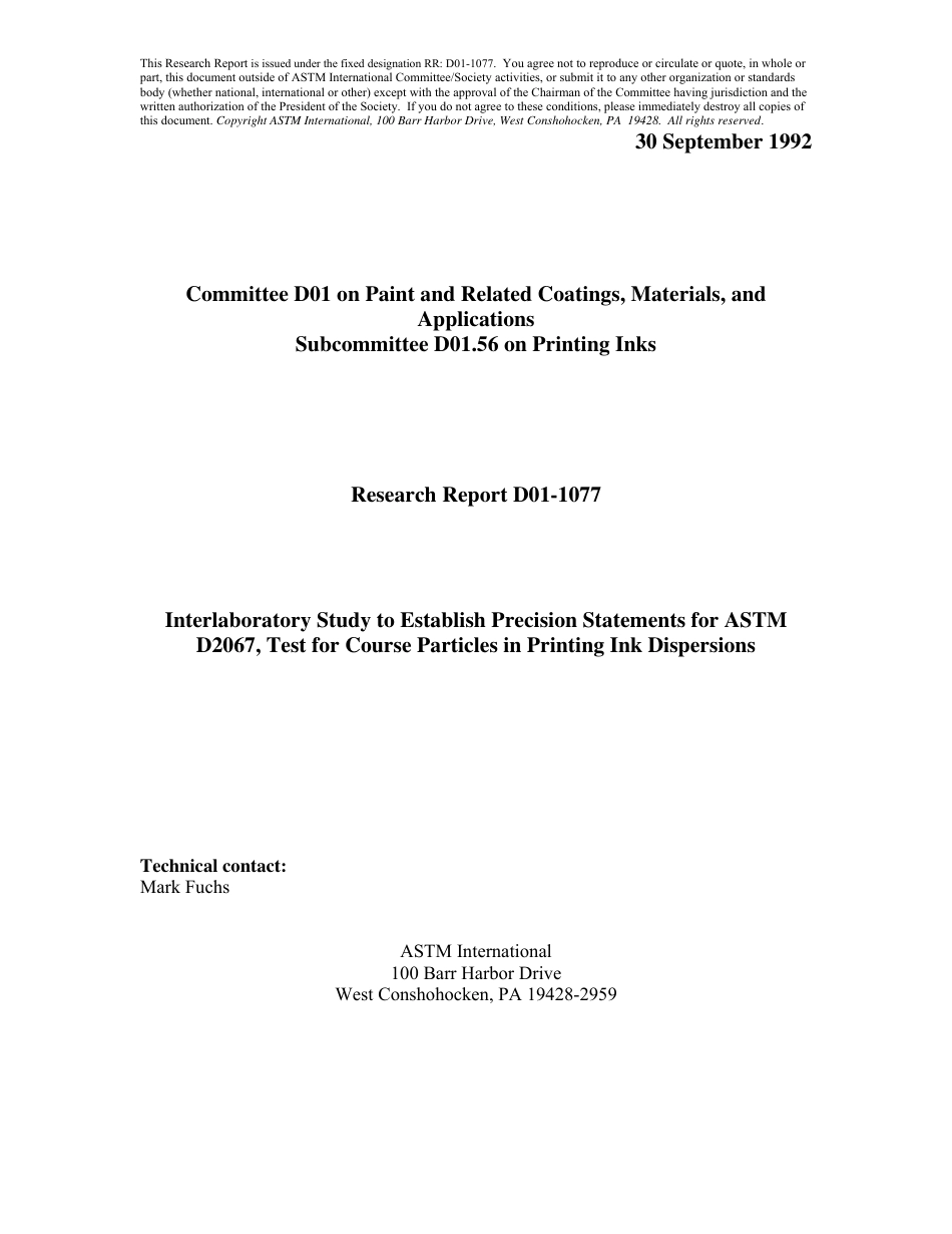 ASTM RR-D01-1077 1992.pdf_第1页