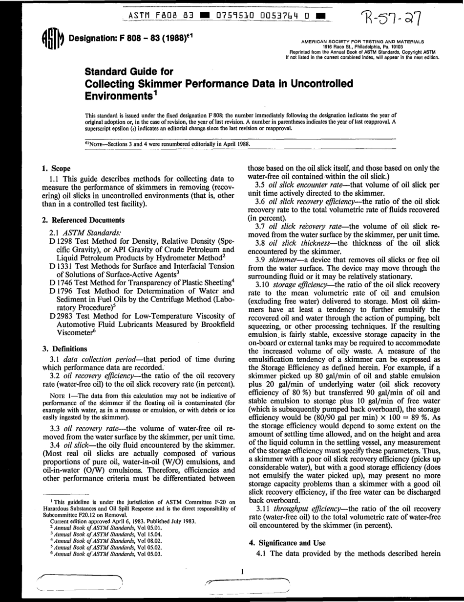 ASTM F808 - 83 (1988)e1 scan.pdf_第1页