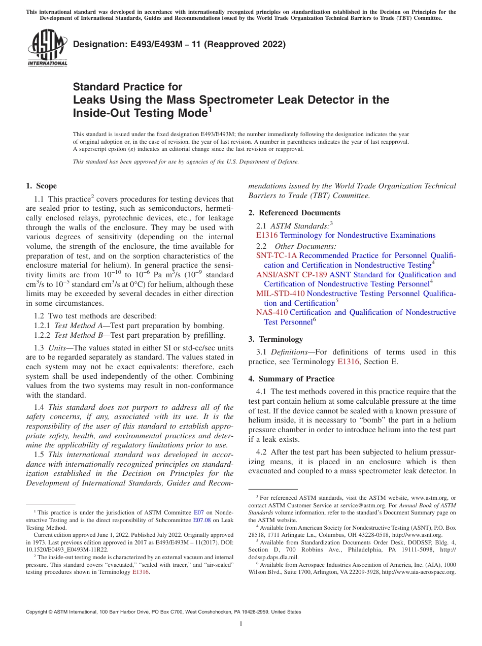 ASTM E493 - E 493M - 11 (2022).pdf_第1页