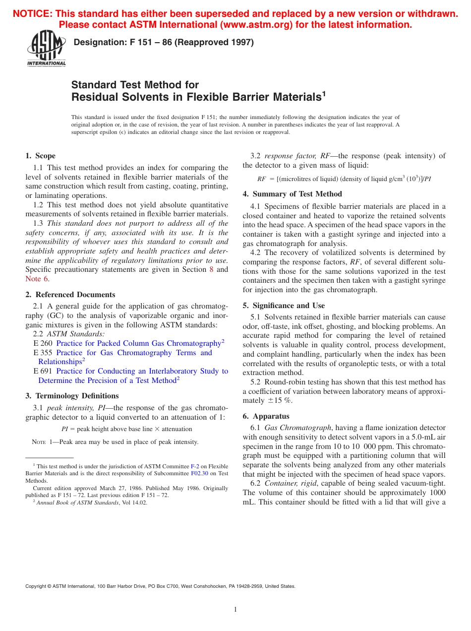 ASTM F151 - 86 (1997).pdf_第1页