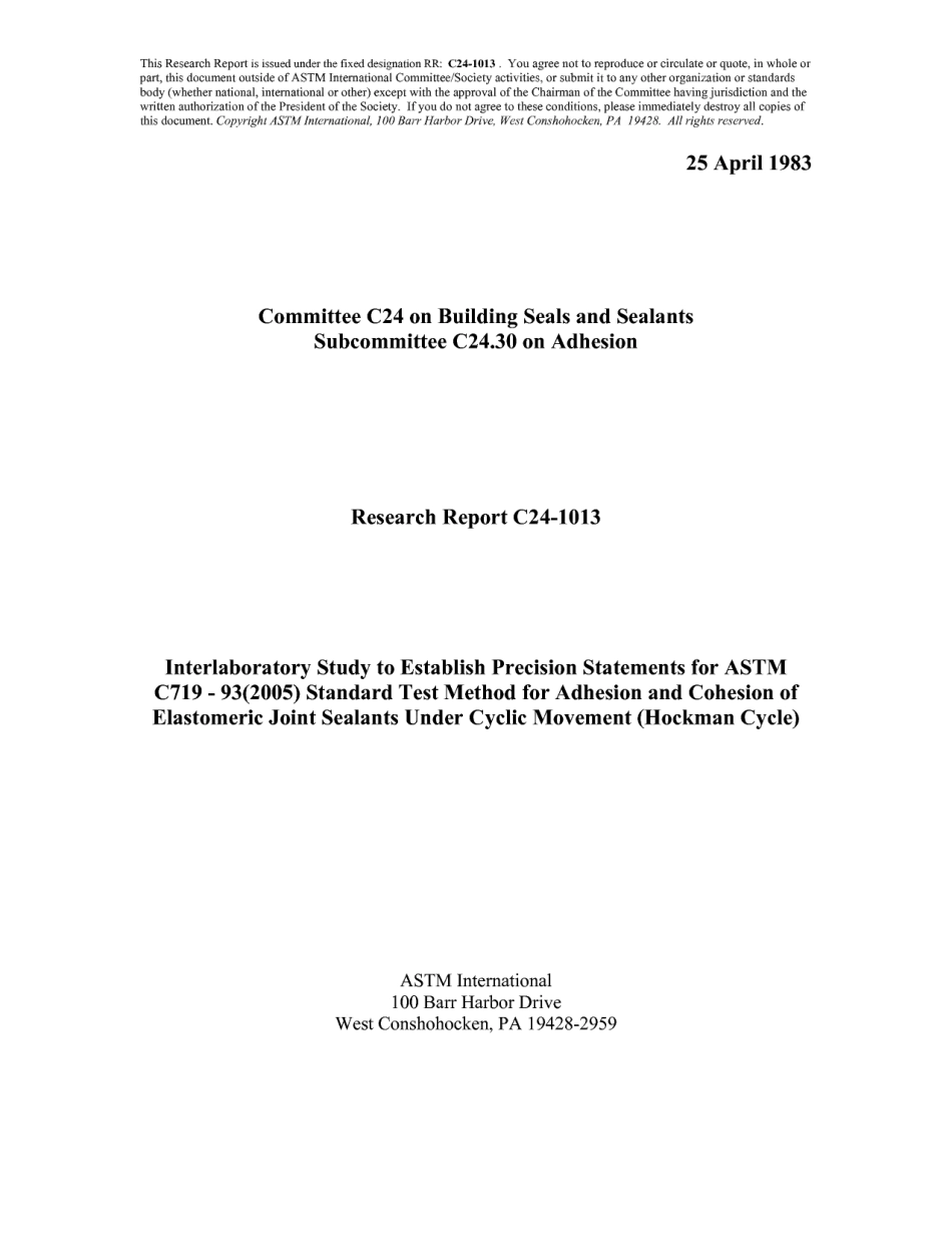ASTM RR-C24-1013 1983.pdf_第1页
