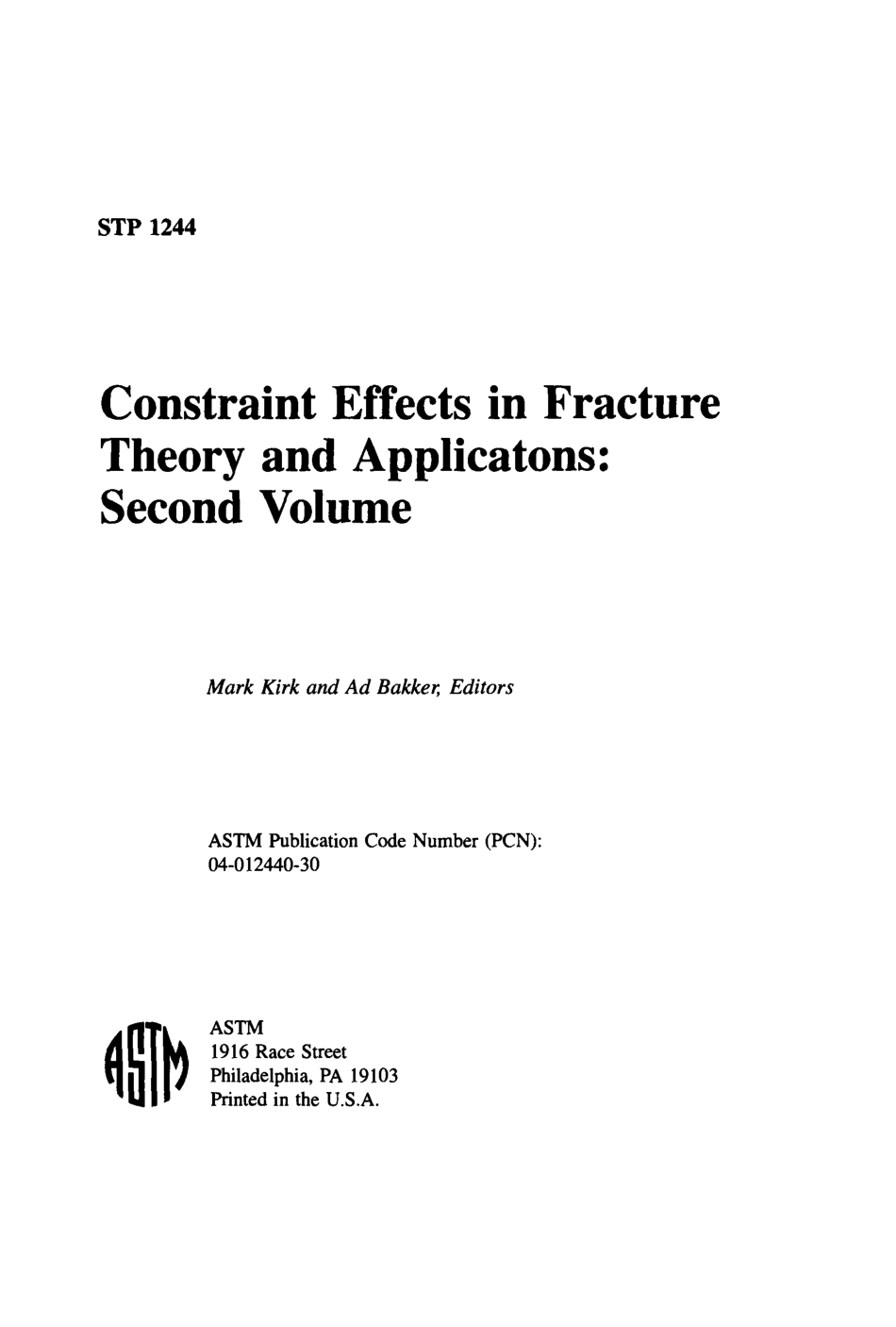 ASTM STP 1244-1995.pdf_第2页