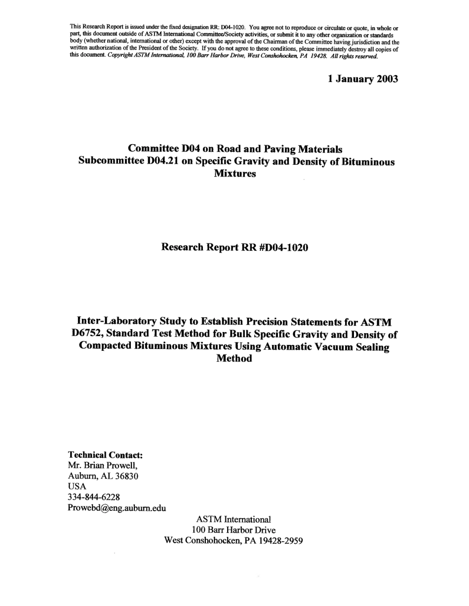 ASTM RR-D04-1020 2003.pdf_第1页