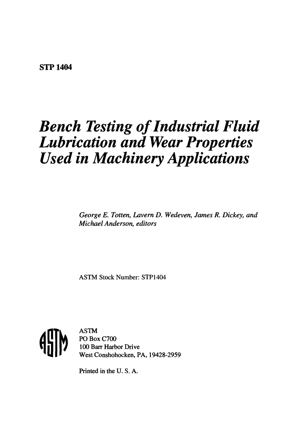 ASTM STP 1404-2001.pdf_第2页