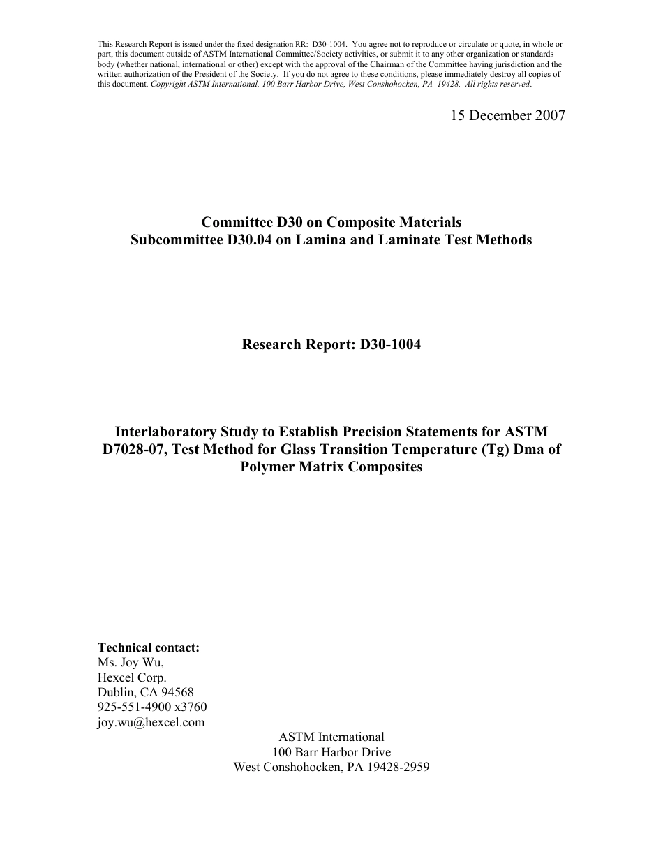 ASTM RR-D30-1004 2007.pdf_第1页