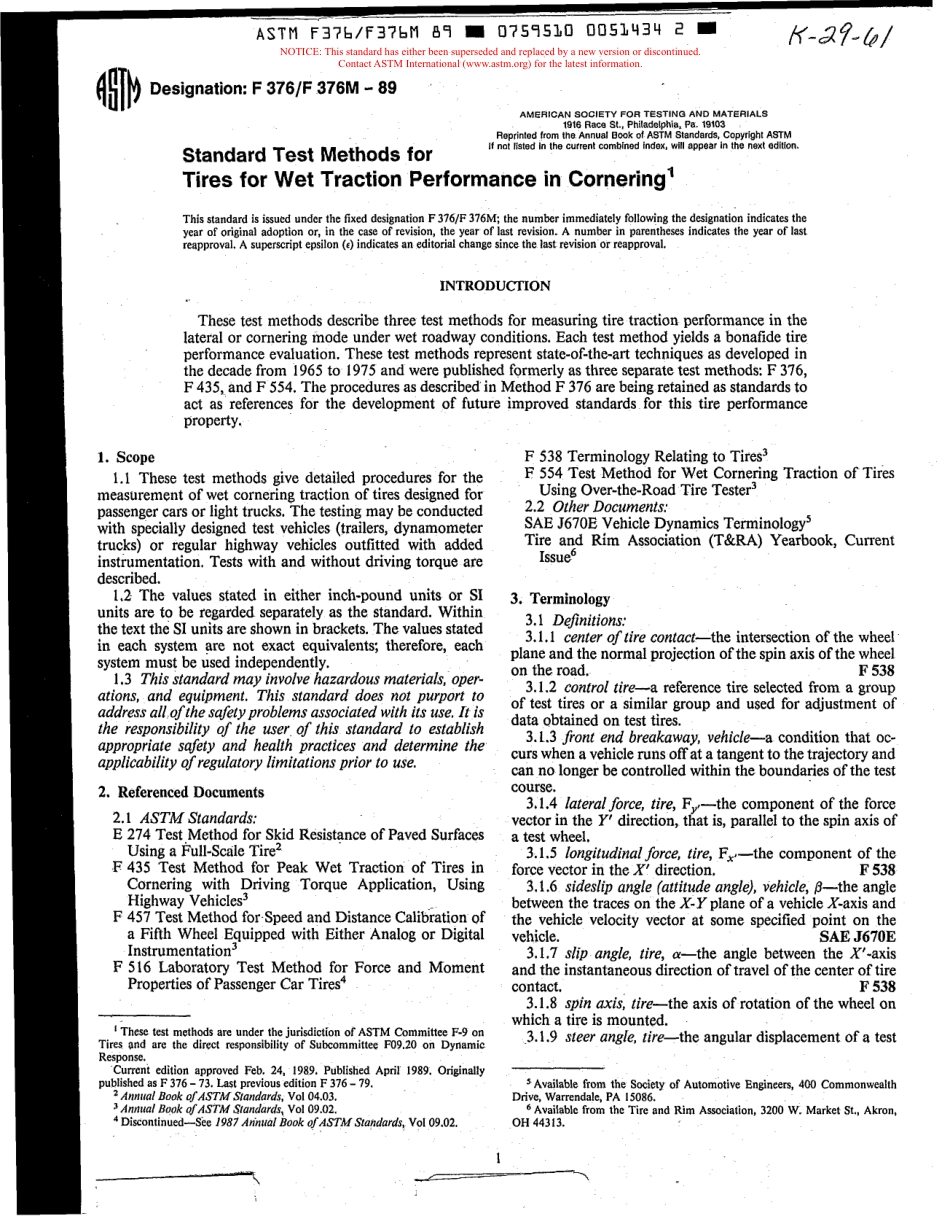 ASTM F376 - F 376M - 89 scan.pdf_第1页