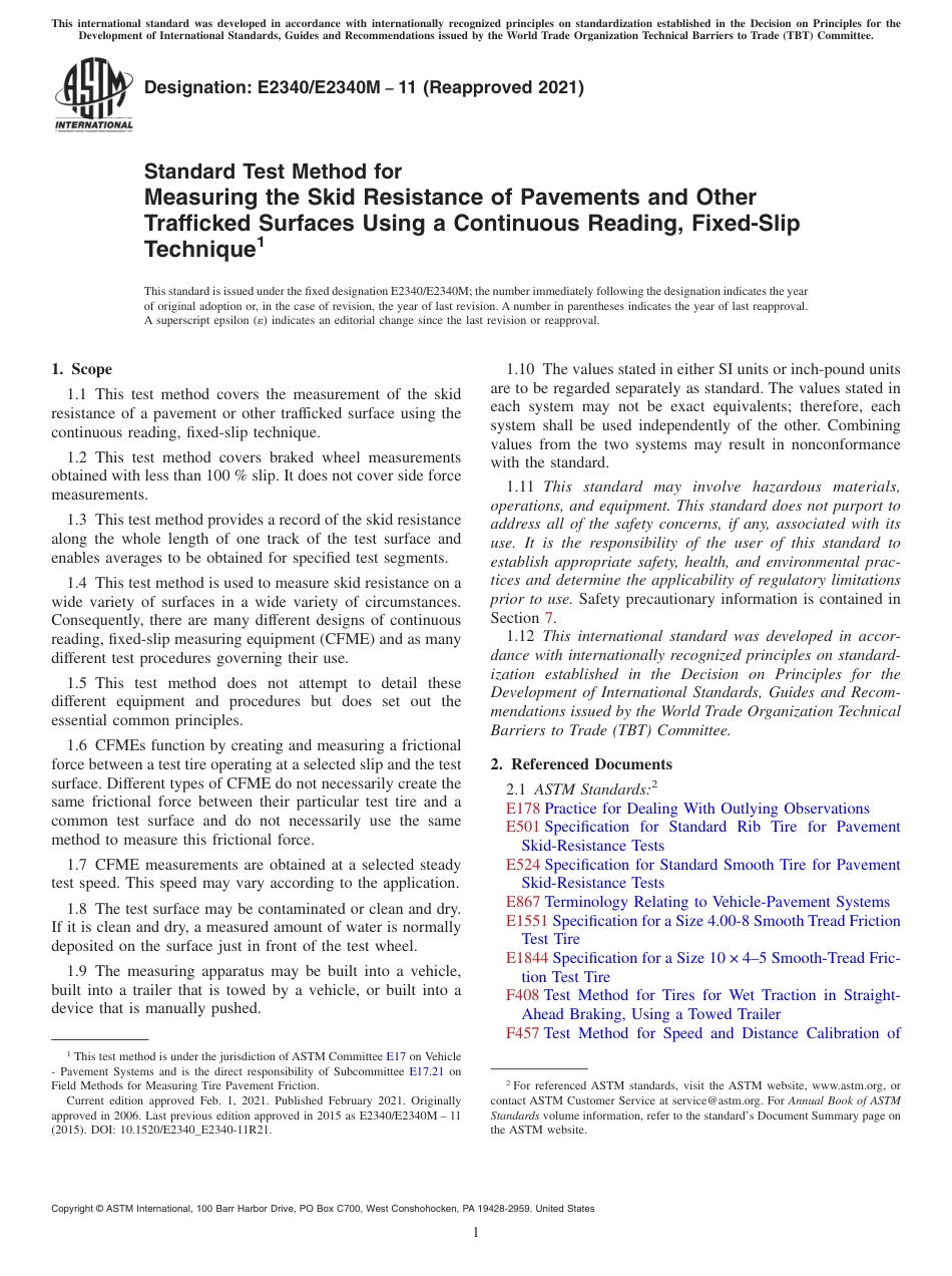 ASTM E2340 - E 2340M - 11 (2021).pdf_第1页