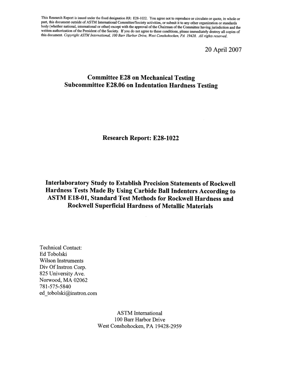 ASTM RR-E28-1022 2007.pdf_第1页