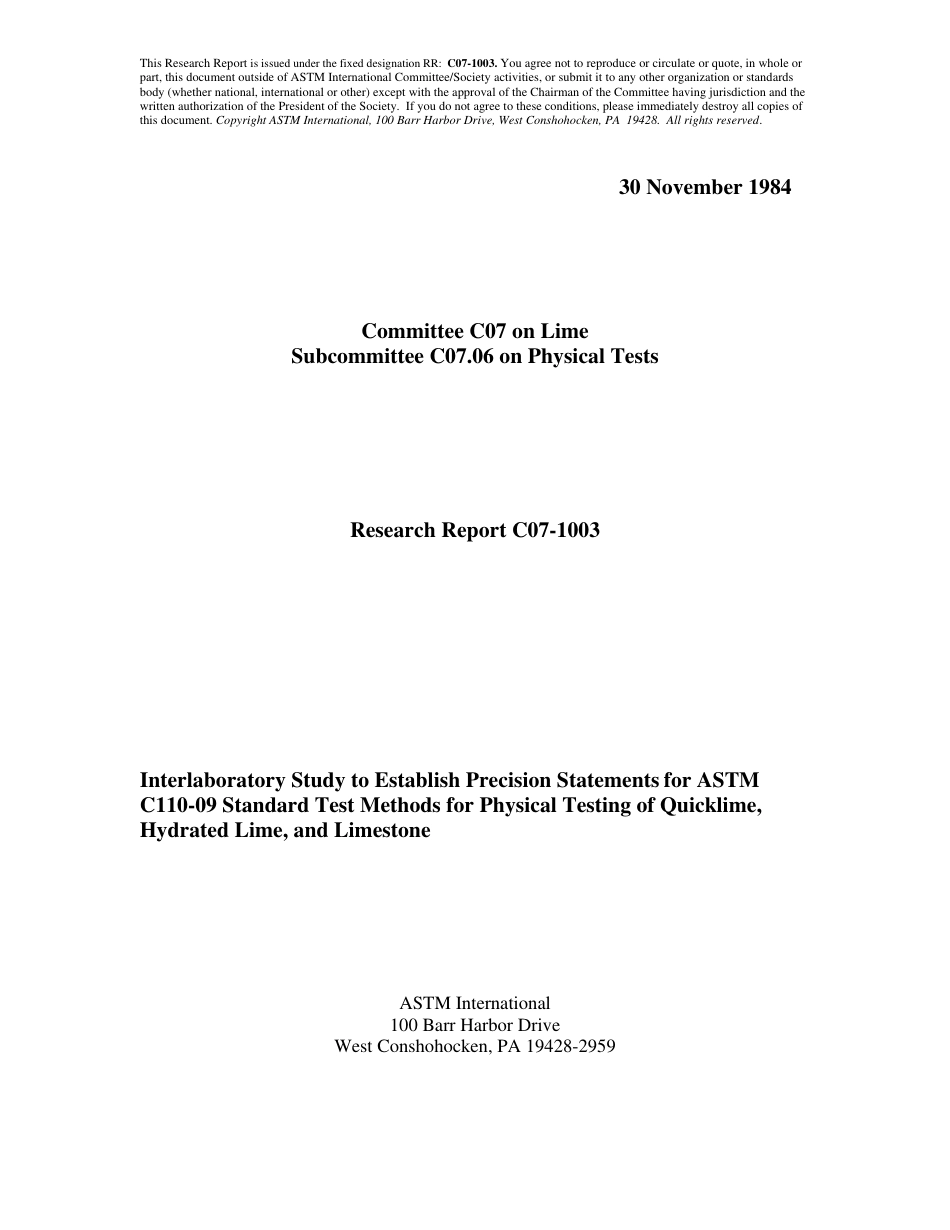 ASTM RR-C07-1003 1984.pdf_第1页