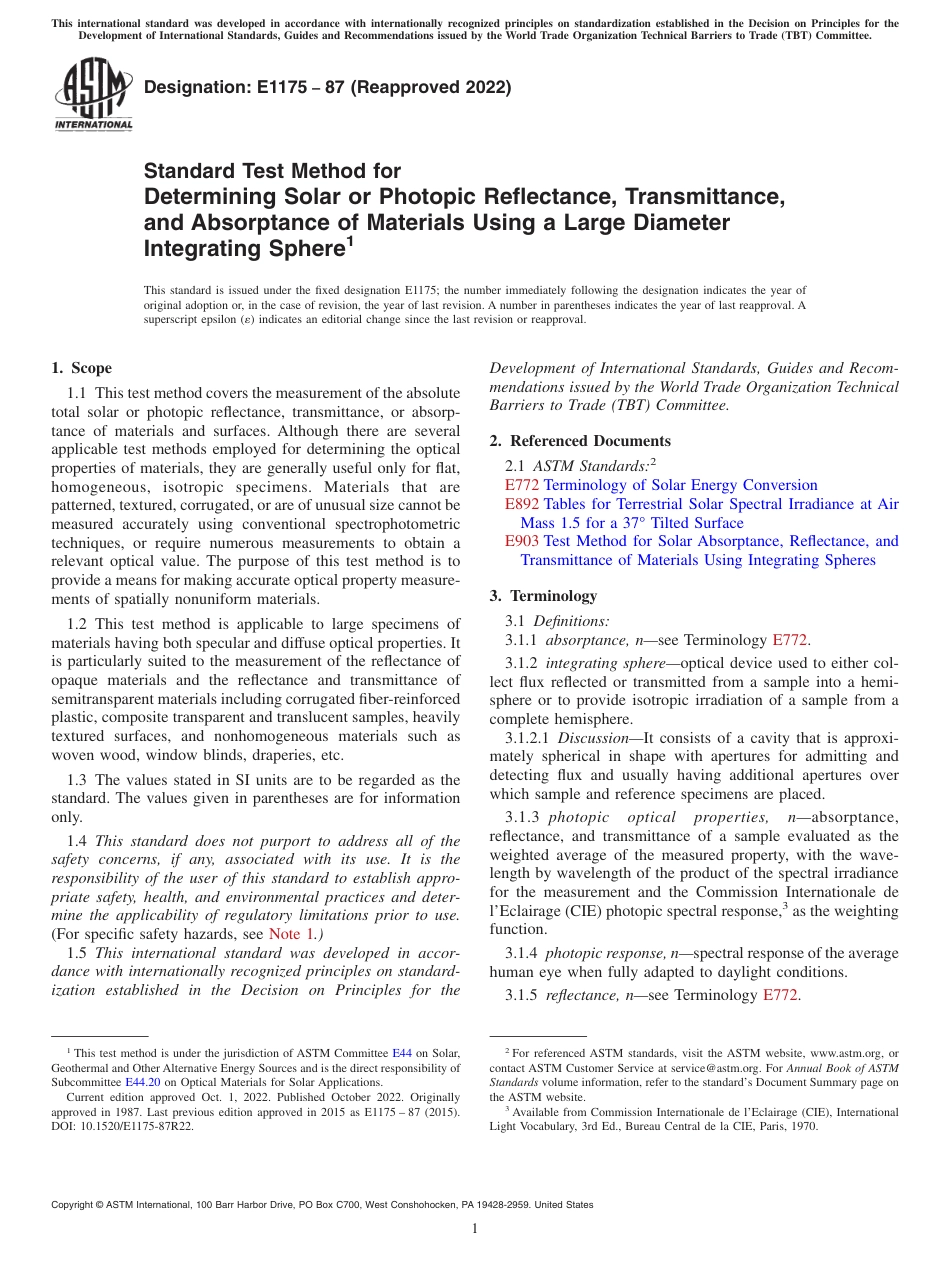 ASTM E1175 - 87 (2022).pdf_第1页