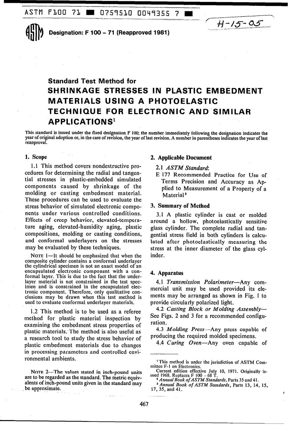 ASTM F100 - 71 (1981) scan.pdf_第1页