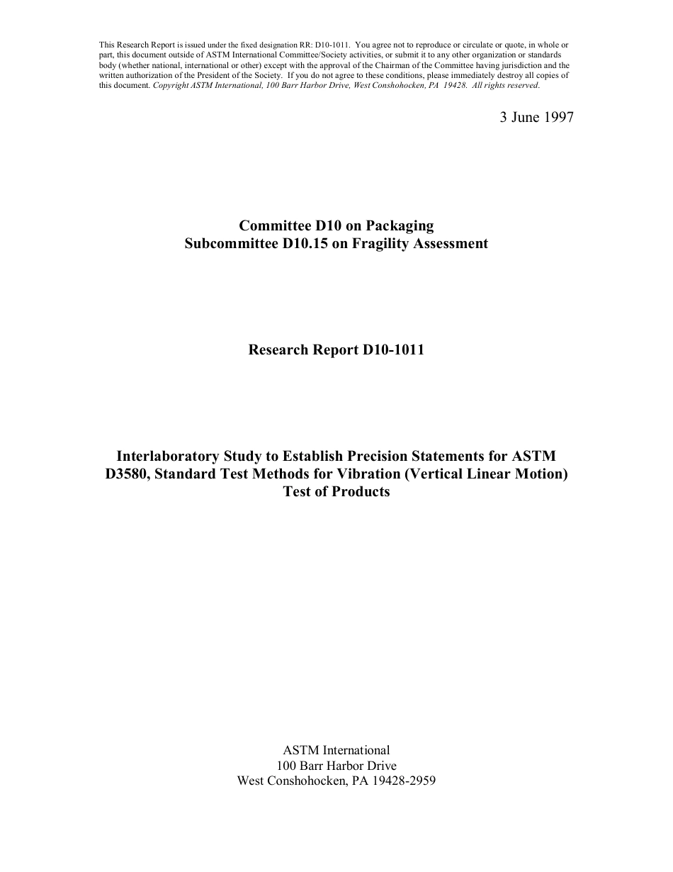 ASTM RR-D10-1011 1997.pdf_第1页