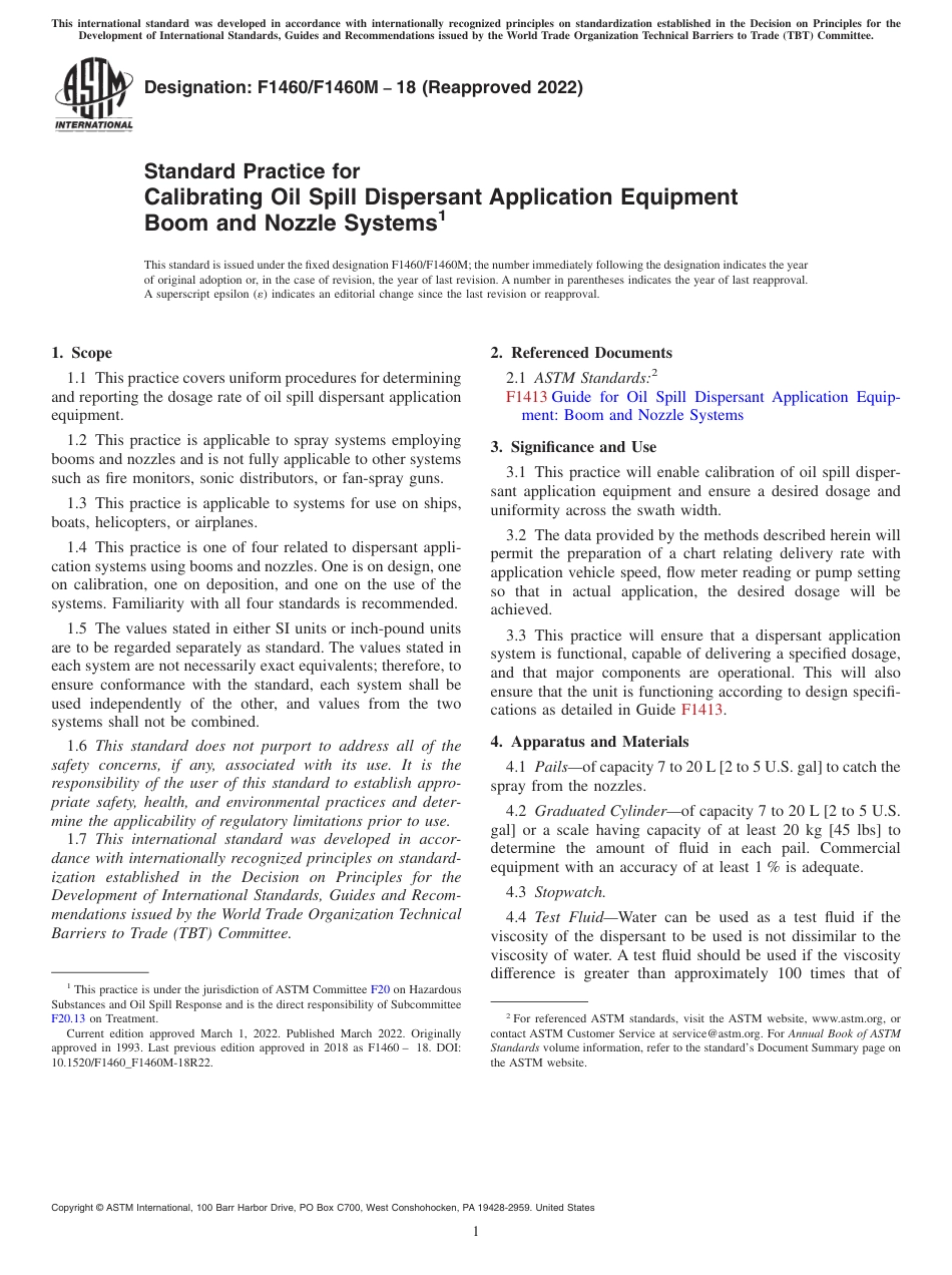 ASTM F1460 - F 1460M - 18 (2022).pdf_第1页