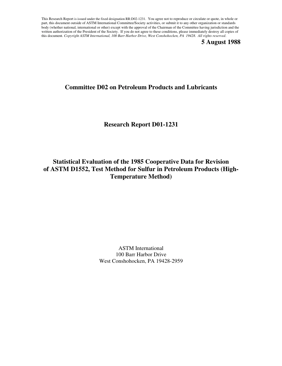 ASTM RR-D02-1231 1988.pdf_第1页